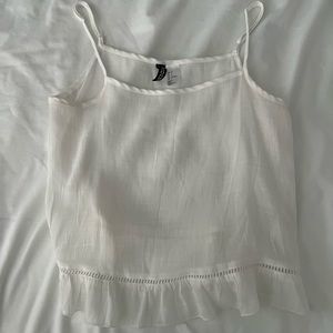 White H&M Top - GREAT QUALITY!